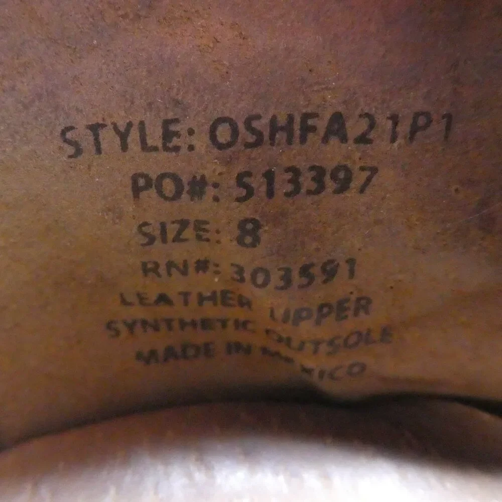 Rank-45 Brown‎ Leather Embroidered Sunflower Slip On Flats Loafers Womens 8